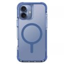 UNIQ Etui UNIQ Combat do iPhone 16 6.1" Magclick Charging niebieski/pearl blue
