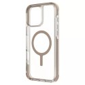UNIQ Etui UNIQ Combat do iPhone 16 Pro 6.3" Magclick Charging Złoty/Taupe Gold