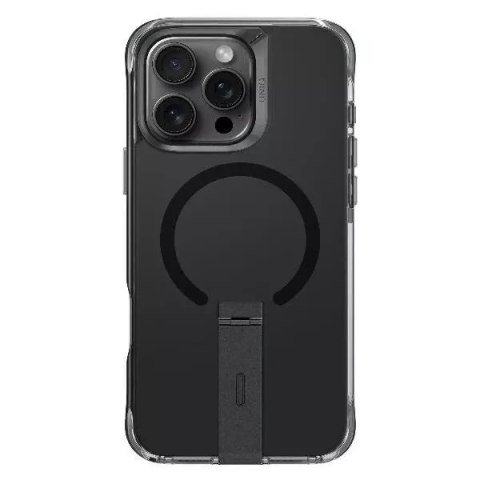UNIQ Etui UNIQ Eleva with Vertica Stand do iPhone 16 Pro 6.3" Czarny/Carbon Black UNIQ Etui UNIQ Eleva with Vertica Stand do iPhone 16 Pro 6.3" Czarny/Carbon Black