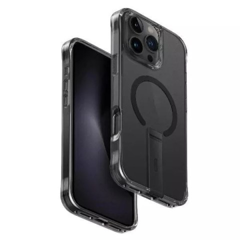 UNIQ Etui UNIQ Eleva with Vertica Stand do iPhone 16 Pro Max 6.9" Czarny/Carbon Black UNIQ Etui UNIQ Eleva with Vertica Stand do iPhone 16 Pro Max 6.9" Czarny/Carbon Black