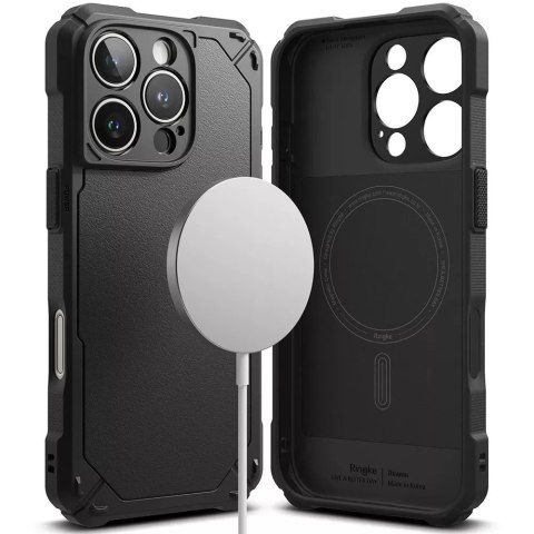 Ringke Etui Ringke Rugged Gear Magnetic Magsafe do iPhone 16 Pro Black Ringke Etui Ringke Rugged Gear Magnetic Magsafe do iPhone 16 Pro Black