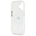 Karl Lagerfeld Etui Karl Lagerfeld do iPhone 16 6.1" Biały MagSafe Hardcase IML Metal Karl Head