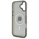 Karl Lagerfeld Etui Karl Lagerfeld do iPhone 16 6.1" Czarny MagSafe Hardcase IML Metal Karl Head