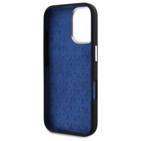 Mercedes Etui Mercedes do iPhone 16 6.1" Czarny Hardcase Silicone Tonal Logo MagSafe Mercedes Etui Mercedes do iPhone 16 6.1" Czarny Hardcase Silicone Tonal Logo MagSafe