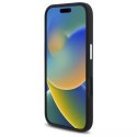 Mercedes Etui Mercedes do iPhone 16 6.1" Czarny MagSafe Hardcase Silicone Blue Stripe