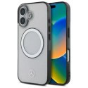 Mercedes Etui Mercedes do iPhone 16 6.1" MagSafe Transparent Hardcase Printed Logo