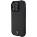 Mercedes Etui Mercedes do iPhone 16 Pro Max 6.9" Czarne MagSafe Hardcase Textured And Plain Leather