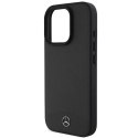 Mercedes Etui Mercedes do iPhone 16 Pro Max 6.9" Czarne MagSafe Hardcase Textured And Plain Leather