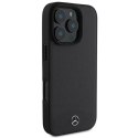 Mercedes Etui Mercedes do iPhone 16 Pro Max 6.9" Czarne MagSafe Hardcase Textured And Plain Leather