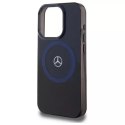 Mercedes Etui Mercedes do iPhone 16 Pro Max 6.9" Czarny Hardcase MB Double Layer BiColor MagSafe