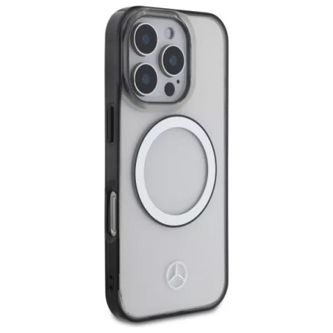 Mercedes Etui Mercedes do iPhone 16 Pro Max 6.9" MagSafe Transparent Hardcase Printed logo Mercedes Etui Mercedes do iPhone 16 Pro Max 6.9" MagSafe Transparent Hardcase Printed logo