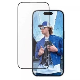 PanzerGlass Szkło hartowane do iPhone 16 PanzerGlass Screen Protector Aluminum Frame Ultra-Wide Fit z aluminiową ramką