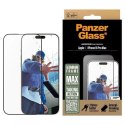 PanzerGlass Szkło hartowane do iPhone 16 Pro Max PanzerGlass Screen Protector Aluminum Frame Ultra-Wide Fit z aluminiową ramką