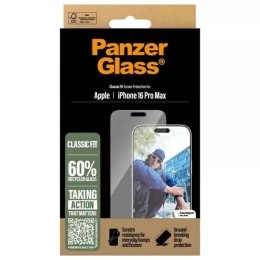 PanzerGlass Szkło hartowane do iPhone 16 Pro Max PanzerGlass Screen Protector Classic Fit