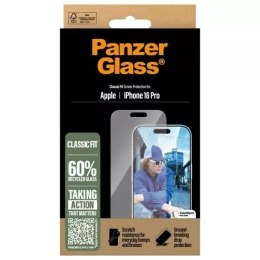 PanzerGlass Szkło hartowane do iPhone 16 Pro PanzerGlass Screen Protector Classic Fit