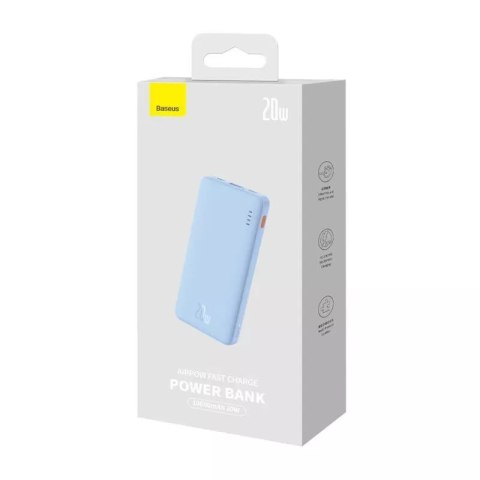 Baseus Powerbank Baseus Airpow 10000 mAh 20W Niebieski Baseus Powerbank Baseus Airpow 10000 mAh 20W Niebieski