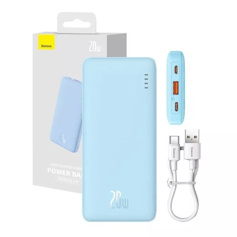 Baseus Powerbank Baseus Airpow 10000 mAh 20W Niebieski Baseus Powerbank Baseus Airpow 10000 mAh 20W Niebieski