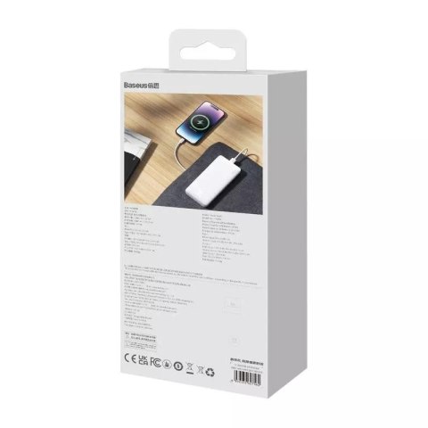 Baseus Powerbank Baseus Airpow 10000mAh 20W Biały Baseus Powerbank Baseus Airpow 10000mAh 20W Biały