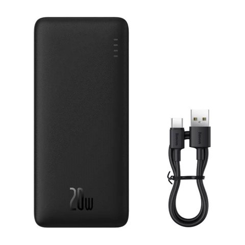 Baseus Powerbank Baseus Airpow 10000mAh 20W Czarny Baseus Powerbank Baseus Airpow 10000mAh 20W Czarny