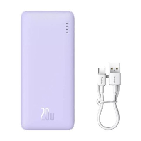 Baseus Powerbank Baseus Airpow 10000mAh 20W Fioletowy Baseus Powerbank Baseus Airpow 10000mAh 20W Fioletowy