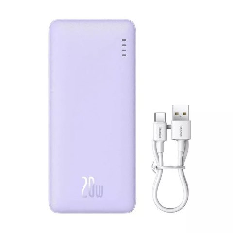 Baseus Powerbank Baseus Airpow 20000mAh 20W Fioletowy Baseus Powerbank Baseus Airpow 20000mAh 20W Fioletowy