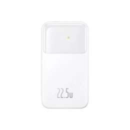 Baseus Powerbank Baseus Comet Series z wyświetlaczem 20000mAh 22.5W - biały + kabel USB-A / USB-C