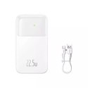 Baseus Powerbank Baseus Comet Series z wyświetlaczem 20000mAh 22.5W - biały + kabel USB-A / USB-C