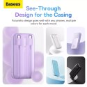 Baseus Powerbank Baseus Comet Series z wyświetlaczem 20000mAh 22.5W - biały + kabel USB-A / USB-C
