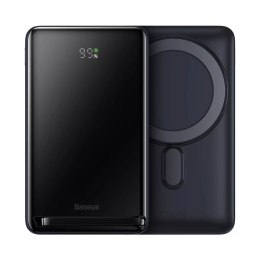 Baseus Powerbank Baseus Magnetic Bracket 10000mAh 20W z MagSafe - niebieski + kabel USB-C 60W 0.5m