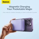 Baseus Powerbank Baseus Magnetic Mini 20000 mAh 20W - fioletowy + kabel USB-C / USB-C