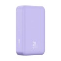 Baseus Powerbank Baseus Magnetic Mini 20000 mAh 20W - fioletowy + kabel USB-C / USB-C