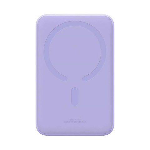 Baseus Powerbank Baseus Magnetic Mini 20000 mAh 20W - fioletowy + kabel USB-C / USB-C Baseus Powerbank Baseus Magnetic Mini 20000 mAh 20W - fioletowy + kabel USB-C / USB-C