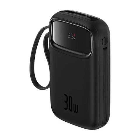 Baseus Powerbank Baseus QPow 2 10000mAh 30W 2xUSB-C Czarny Baseus Powerbank Baseus QPow 2 10000mAh 30W 2xUSB-C Czarny