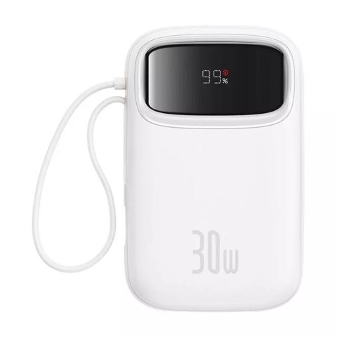 Baseus Powerbank Baseus QPow 2 10000mAh 30W Biały Baseus Powerbank Baseus QPow 2 10000mAh 30W Biały