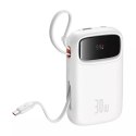 Baseus Powerbank Baseus QPow 2 10000mAh 30W Biały