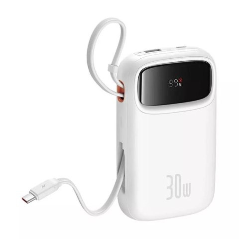 Baseus Powerbank Baseus QPow 2 10000mAh 30W Biały Baseus Powerbank Baseus QPow 2 10000mAh 30W Biały