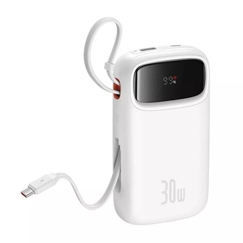 Baseus Powerbank Baseus QPow 2 20000mAh 30W 2xUSB-C (biały) Baseus Powerbank Baseus QPow 2 20000mAh 30W 2xUSB-C (biały)