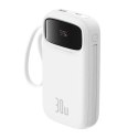 Baseus Powerbank Baseus QPow 2 20000mAh 30W 2xUSB-C (biały)
