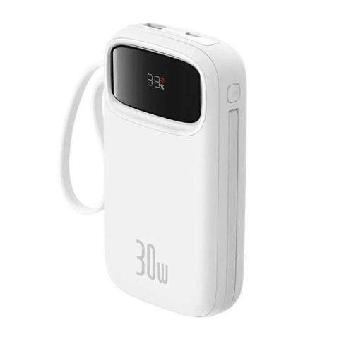 Baseus Powerbank Baseus QPow 2 20000mAh 30W 2xUSB-C (biały) Baseus Powerbank Baseus QPow 2 20000mAh 30W 2xUSB-C (biały)