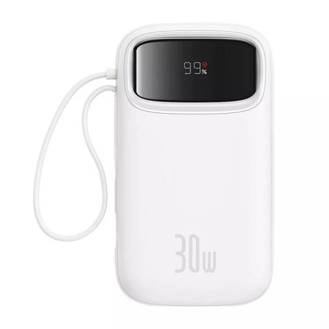 Baseus Powerbank Baseus QPow 2 20000mAh 30W 2xUSB-C (biały) Baseus Powerbank Baseus QPow 2 20000mAh 30W 2xUSB-C (biały)