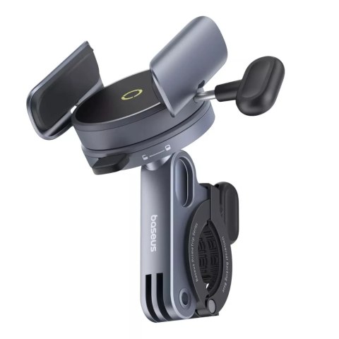 Baseus Uchwyt na rower / hulajnogę / skuter Baseus PrimeTrip Magnetyczny na telefon - Czarny Baseus Uchwyt na rower / hulajnogę / skuter Baseus PrimeTrip Magnetyczny na telefon - Czarny