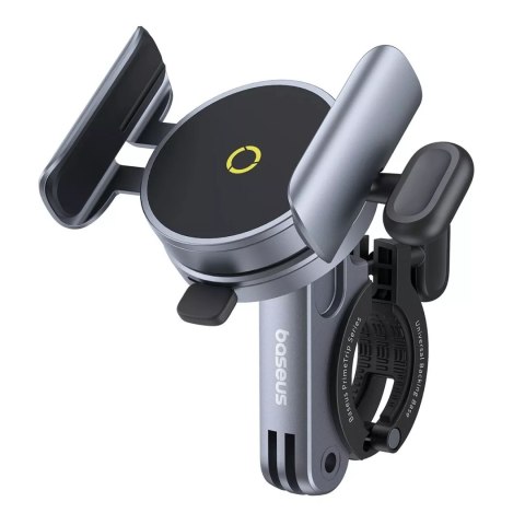 Baseus Uchwyt na rower / hulajnogę / skuter Baseus PrimeTrip Magnetyczny na telefon - Czarny Baseus Uchwyt na rower / hulajnogę / skuter Baseus PrimeTrip Magnetyczny na telefon - Czarny