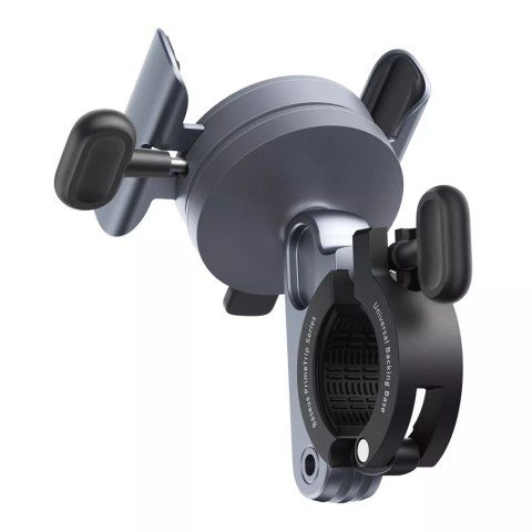 Baseus Uchwyt na rower / hulajnogę / skuter Baseus PrimeTrip Magnetyczny na telefon - Czarny Baseus Uchwyt na rower / hulajnogę / skuter Baseus PrimeTrip Magnetyczny na telefon - Czarny