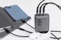 Forcell Ładowarka sieciowa FORCELL F-ENERGY GaN 2 x Typ C + USB A PD QC4.0 4A 65W Szara