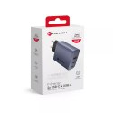 Forcell Ładowarka sieciowa FORCELL F-ENERGY GaN 2 x Typ C + USB A PD QC4.0 4A 65W Szara