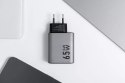 Forcell Ładowarka sieciowa FORCELL F-ENERGY GaN 2 x Typ C + USB A PD QC4.0 4A 65W Szara