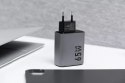 Forcell Ładowarka sieciowa FORCELL F-ENERGY GaN 2 x Typ C + USB A PD QC4.0 4A 65W Szara