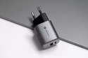 Forcell Ładowarka sieciowa FORCELL F-ENERGY GaN Typ C + USB A PD QC4.0 3A 33W Szara