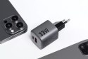 Forcell Ładowarka sieciowa FORCELL F-ENERGY GaN Typ C + USB A PD QC4.0 3A 33W Szara