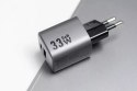 Forcell Ładowarka sieciowa FORCELL F-ENERGY GaN Typ C + USB A PD QC4.0 3A 33W Szara